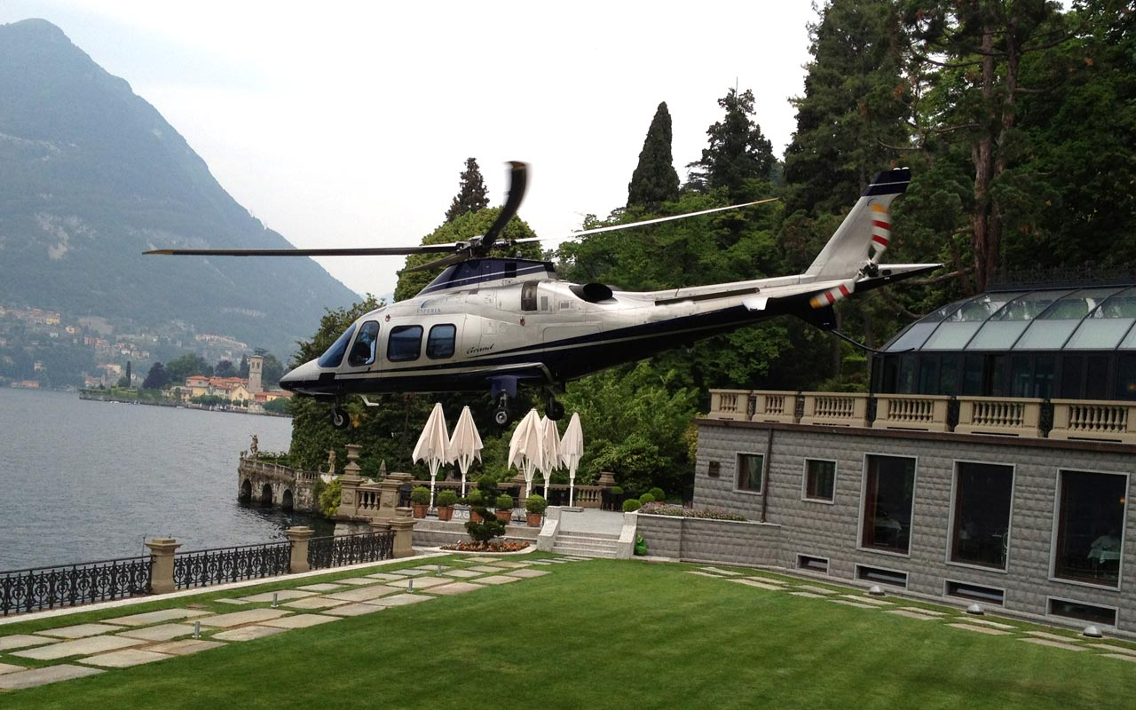 Helicopter tour italy